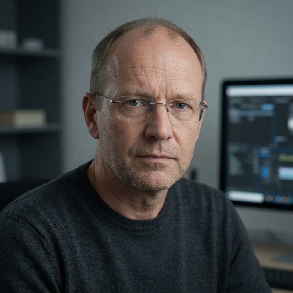 Porträt von Oliver Kraus, digitaler Produktentwickler und Gründer von Oliver's Guide
